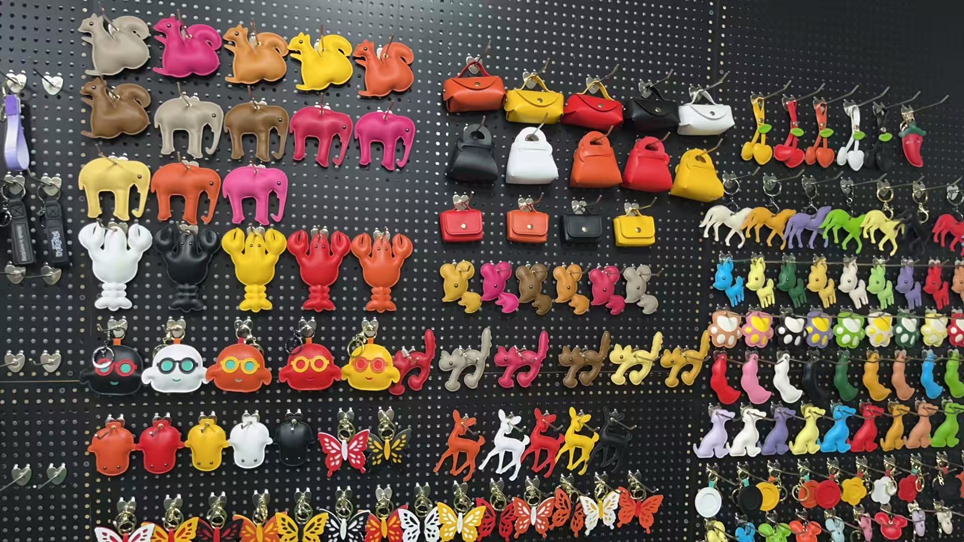 Lobster Leather Bag Charm