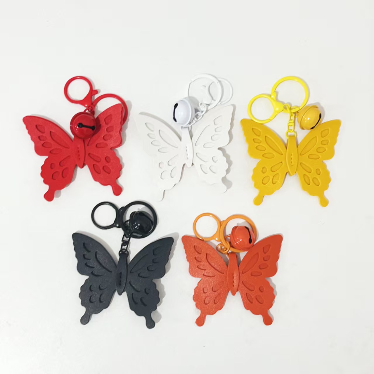 Butterfly Leather Bag Charm