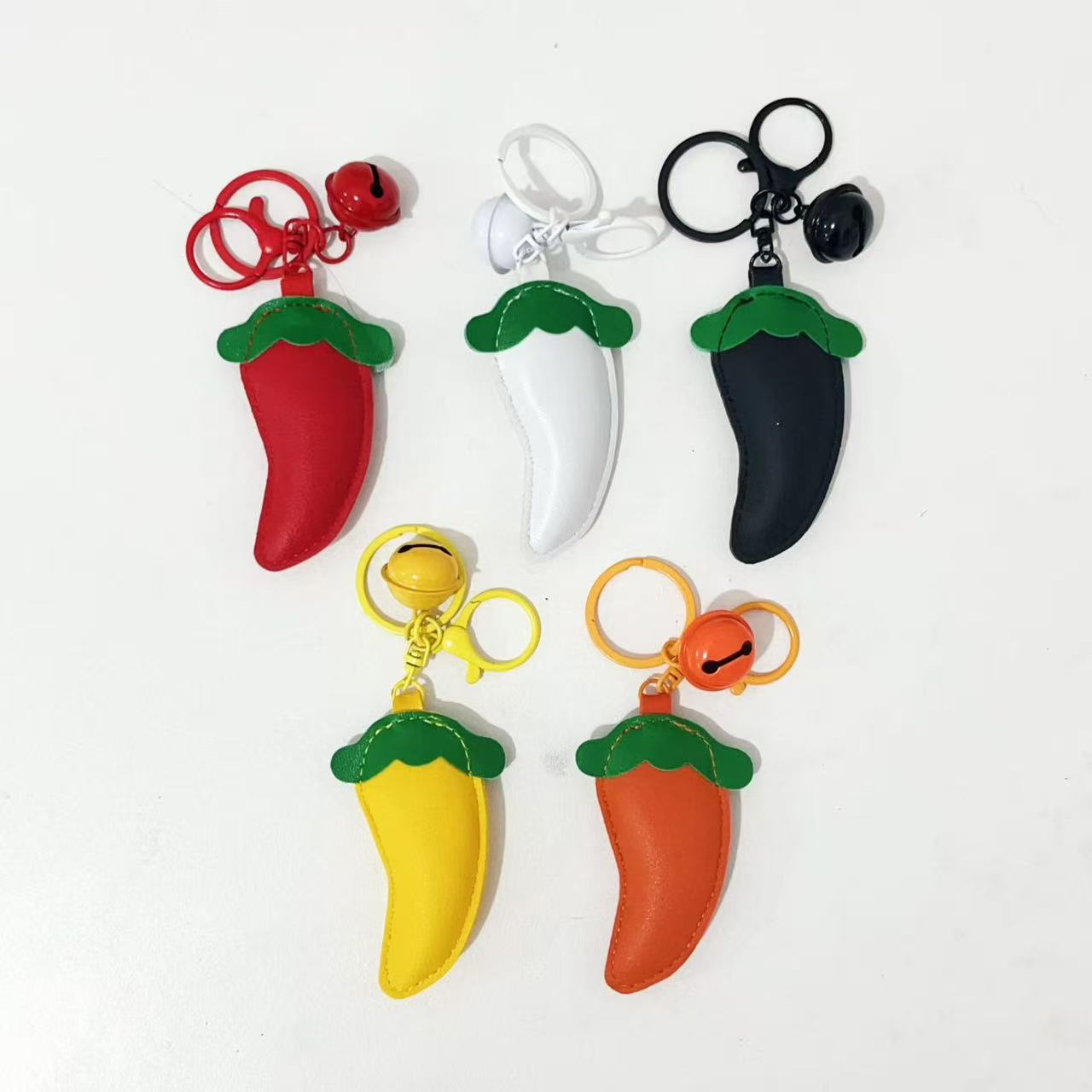 Chili Pepper Leather Charm