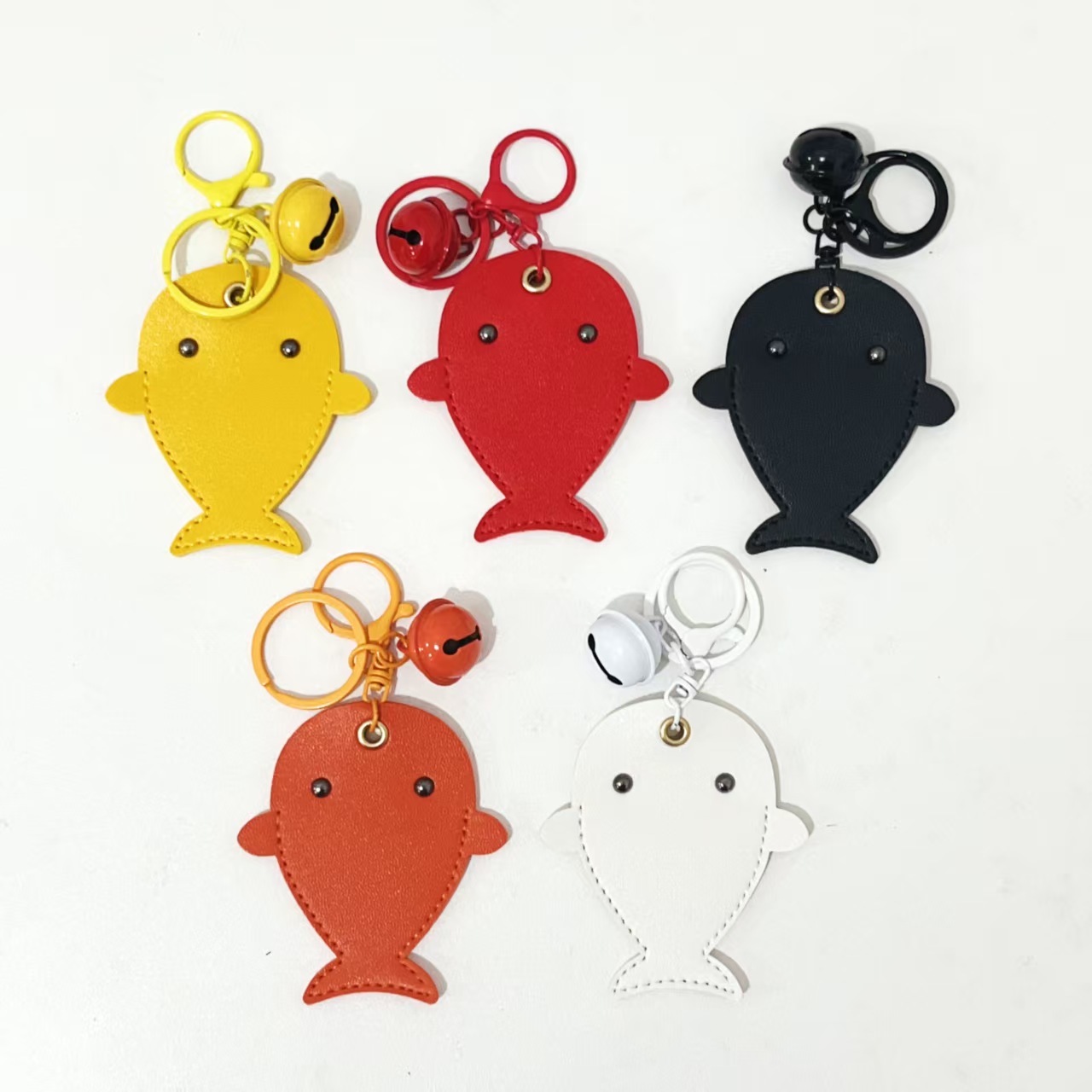 Mini Fish Leather Charm