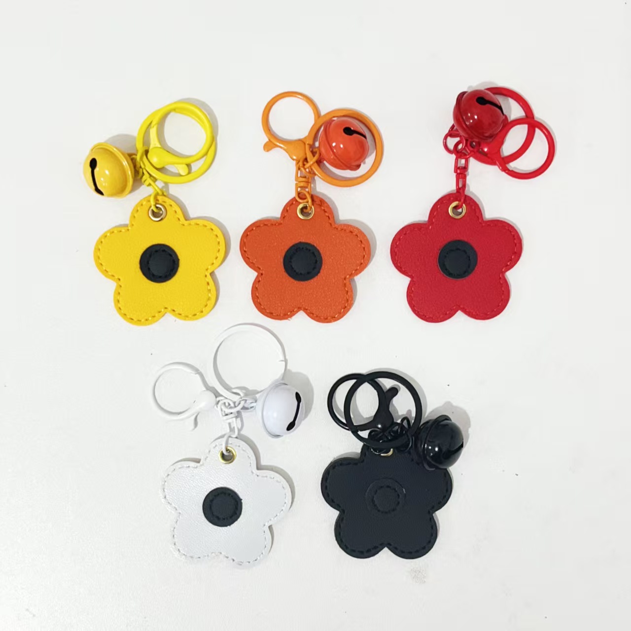 Mini Flower Leather Charm
