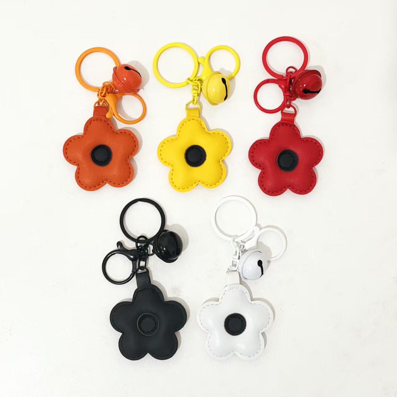 Five-Petal Flower Bell Charm