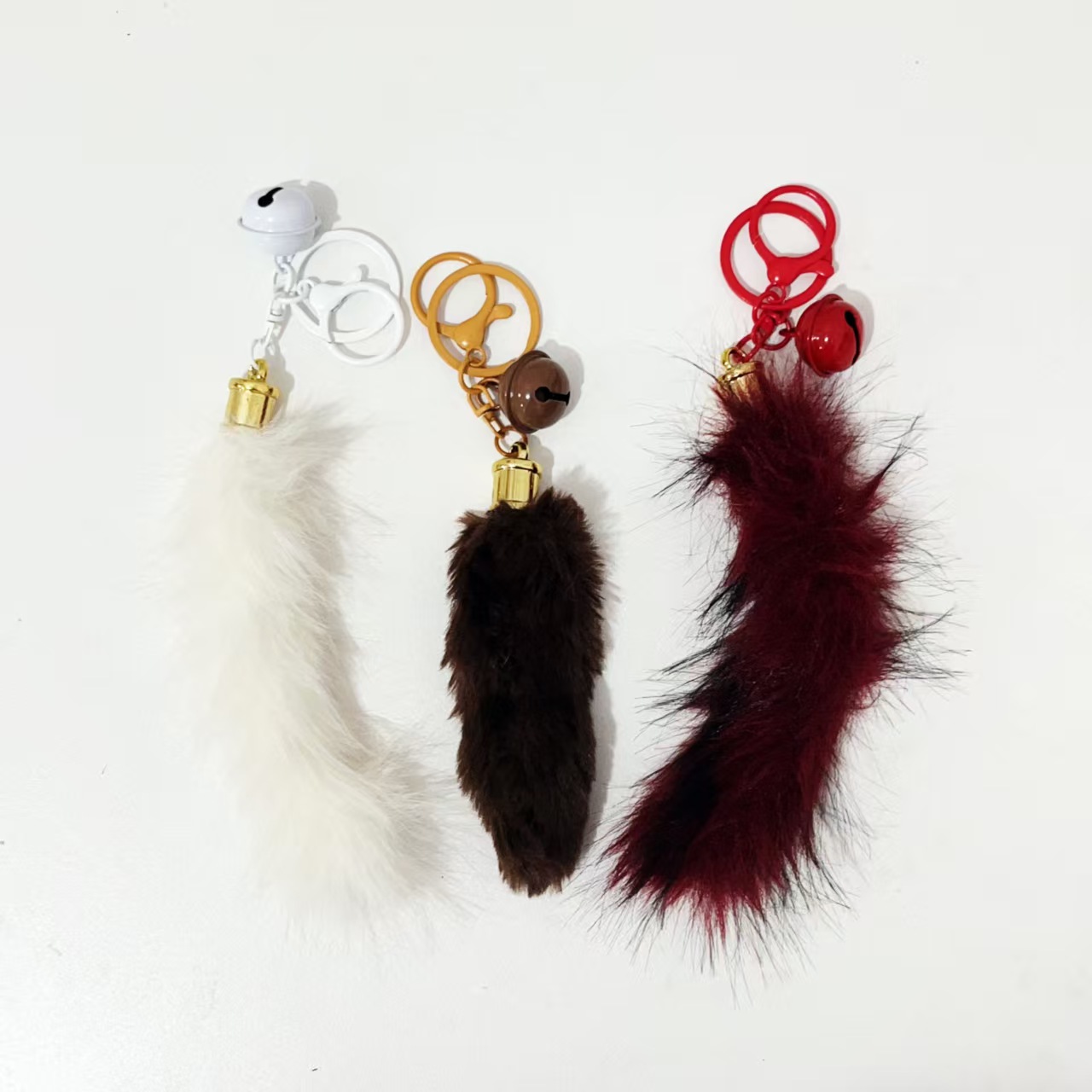 Faux Fox Tail Bag Charm