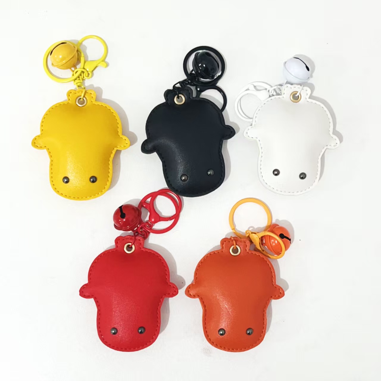 Mini Hippo Leather Charm