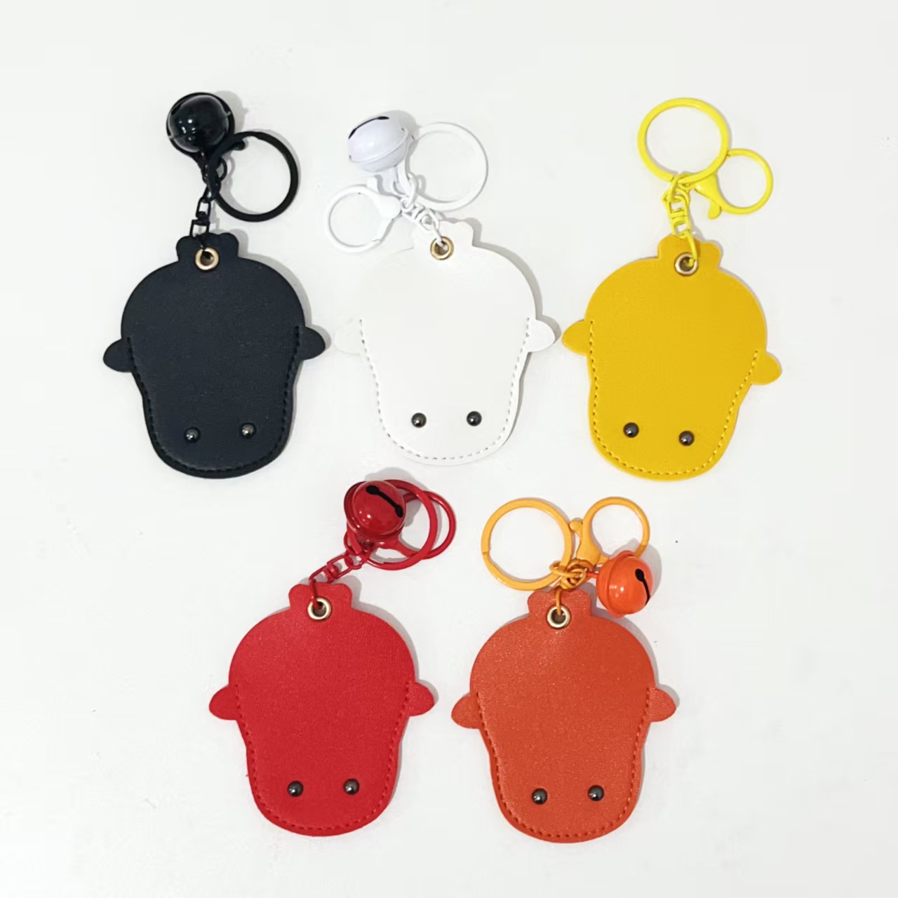 Mini Hippo Head Keychain