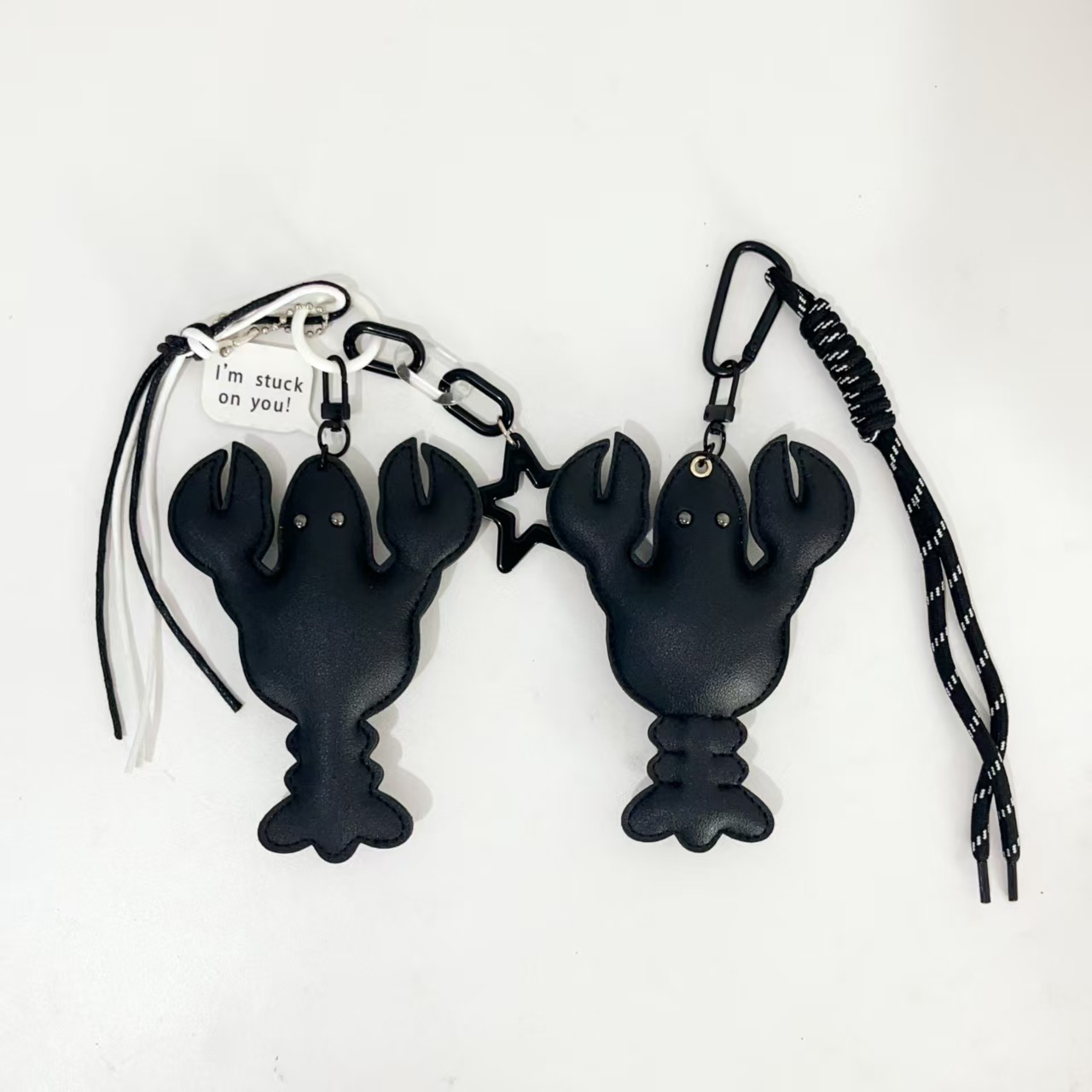 Lobster Leather Charm (Cord Lanyard)