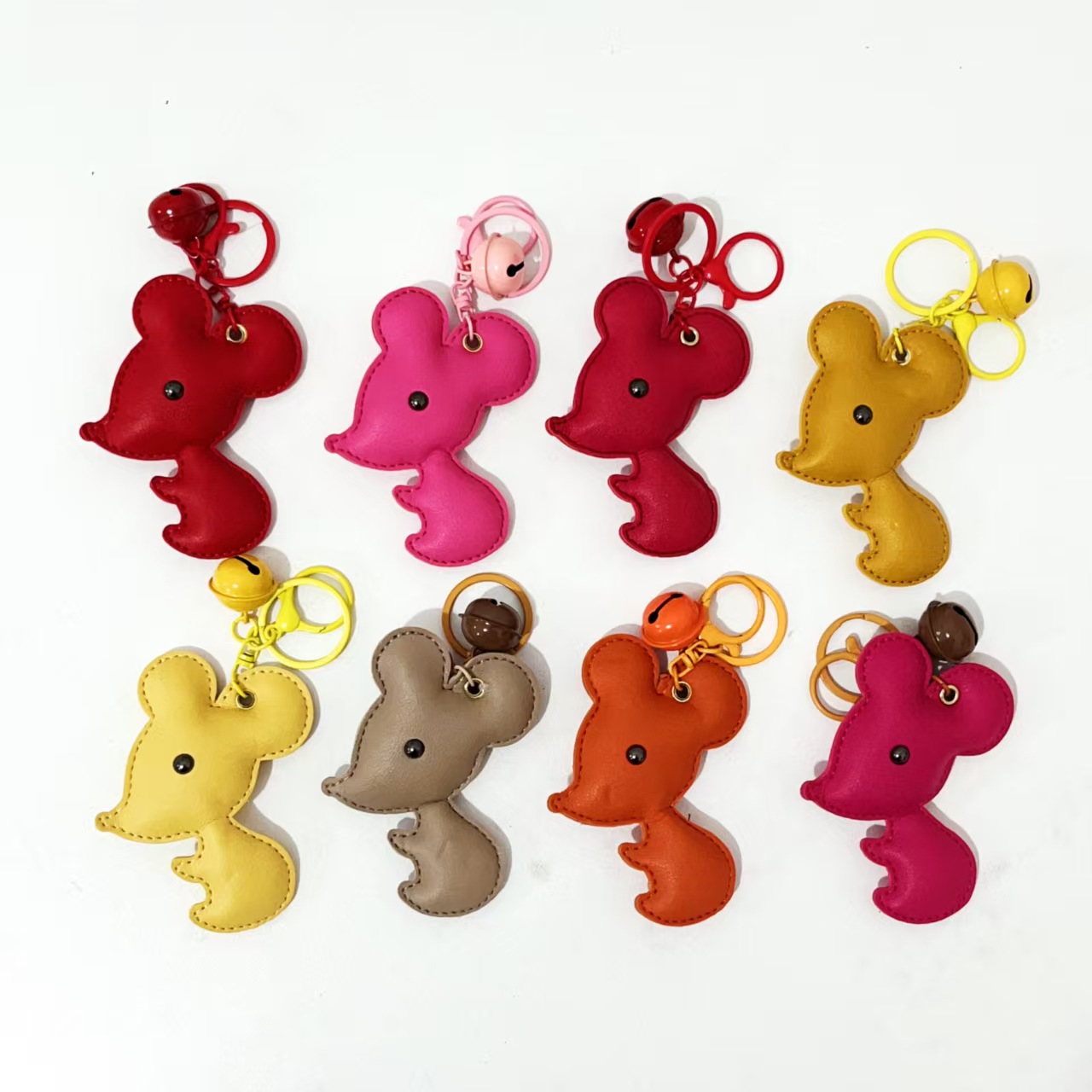 Mouse Body Leather Charm