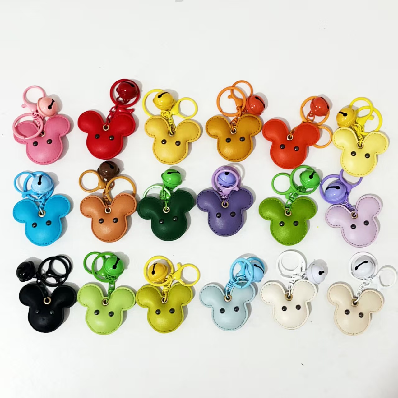 Mouse Head Leather Mini Charm