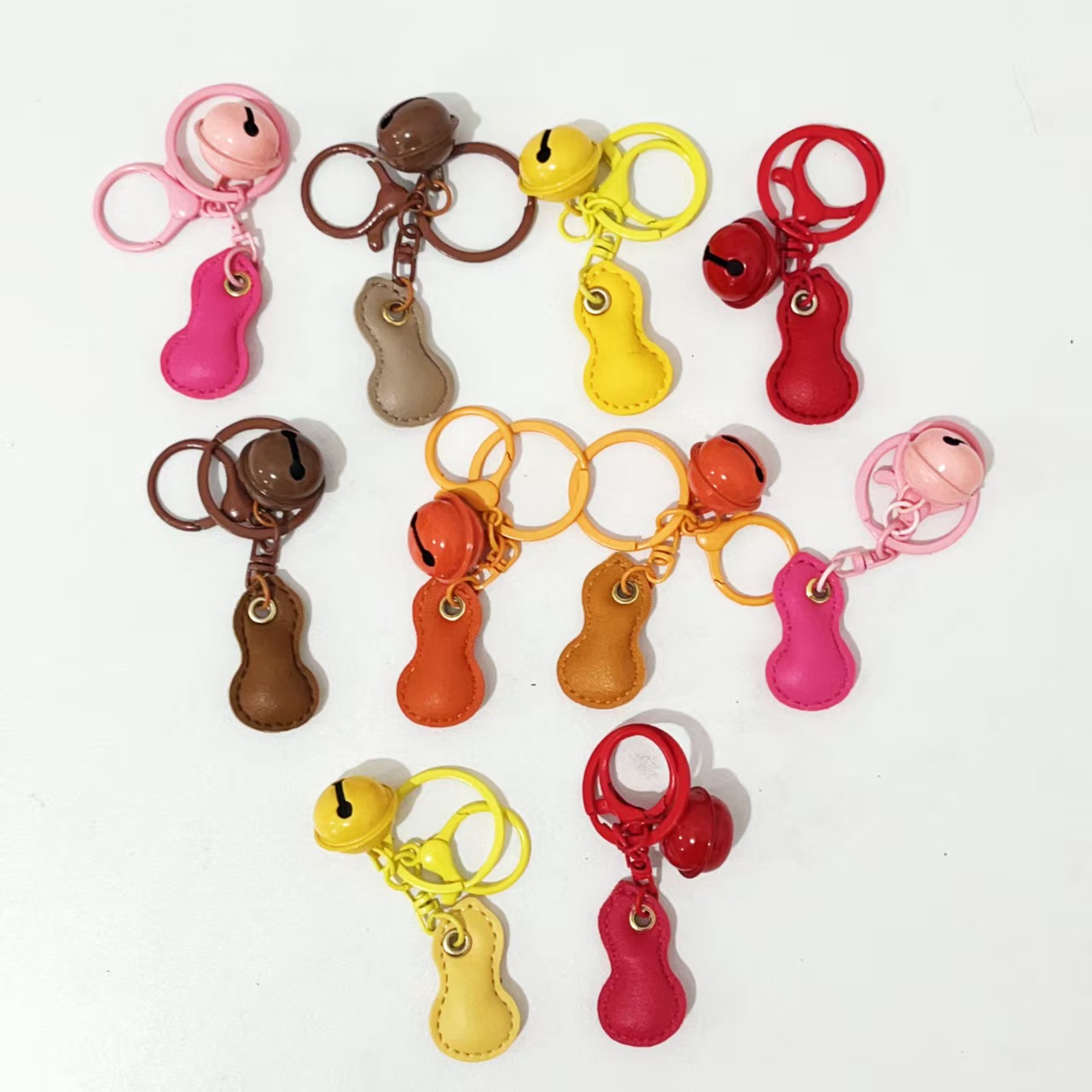 Peanut Leather Bag Charm